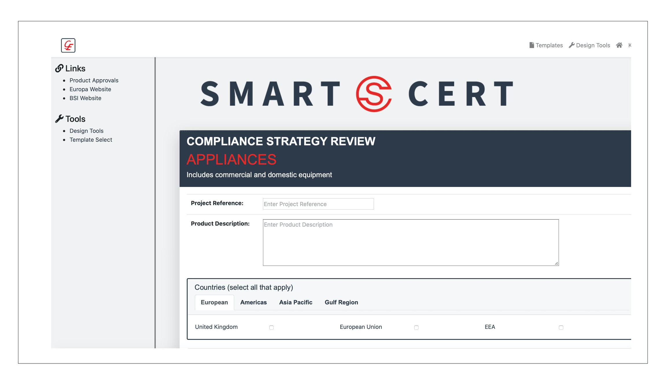 Screen Shot of CSR software